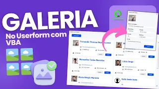 Vídeo #139 - Galeria Dinâmica com Módulo de Classe no VBA + Imagens e Design Moderno