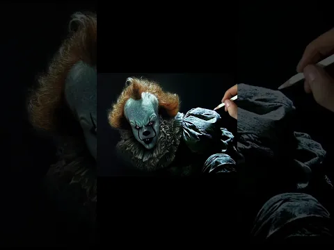 Time to face your fears. 🤡This is my realistic drawing of Pennywise.