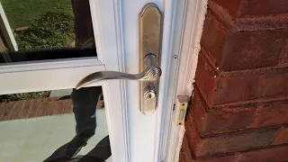 Larson Certified Storm Door Revere Mortise Handle Set Brushed Nickel Two Year Review