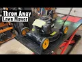 Pushed to the Curb After a Few Seasons - Poulan Pro Lawn Mower