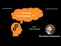 Full Stack Devlopment - Part 1