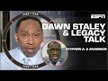 Stephen A thinks Dawn Staley is a TOP 5 coach in women s college basketball First Take
