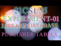 21CSL55 DBMS LAB with Mini Project Experiment-01 Publisher Table