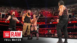 full match reigns vs owens vs rollins vs jericho vs strowman raw nov 7 2016