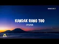 Download Lagu Kandak Rang Tuo - Ipank | Lirik Lagu Minang