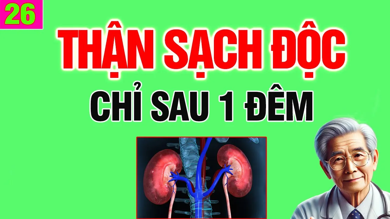 Outline Video Trước khi ngủ làm được điều này Thận Sạch Độc Tố