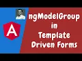 76 NgModelGroup - Grouping The Form Controls in Template Driven Forms using ngModelGroup in angular
