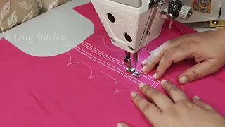 सिलाई करने वालों के लिए बहुत काम की है ये Trick/ beautiful Seiwng Machine Embroidery design