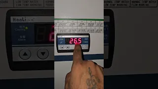 Hanli Chiller Setting For Colling Temperature 