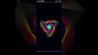 Python Turtle Graphics - 2 Triangular rainbow spring
