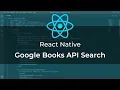 React Native Google Books API Search