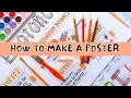 HOW TO MAKE A POSTER FOR SCHOOL PROJECT CREATIVE POSTER PRESENTATION IDEAS