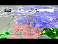 New Hampshire hourly maps When will snow sleet end in New Hampshire