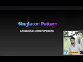 Singleton Pattern - Creational Design Pattern React JS Javascript