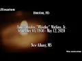 Obituaries for May 8-14 2020 from across North Mississippi