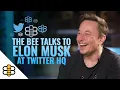 The Babylon Bee Talks With Elon Musk at Twitter Headquarters