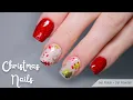 Cute Easy Christmas Nail Art Nail Addict Gels Dipped Obsession Dip Powder