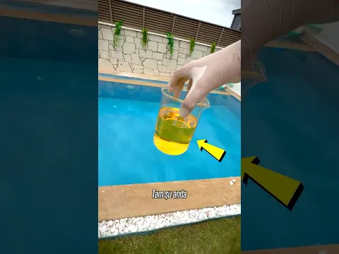 HAVUZUMA ASİT DÖKTÜM !! 🧪⚠️