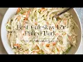 Best Coleslaw for Pulled Pork - Easy Creamy and Crunchy