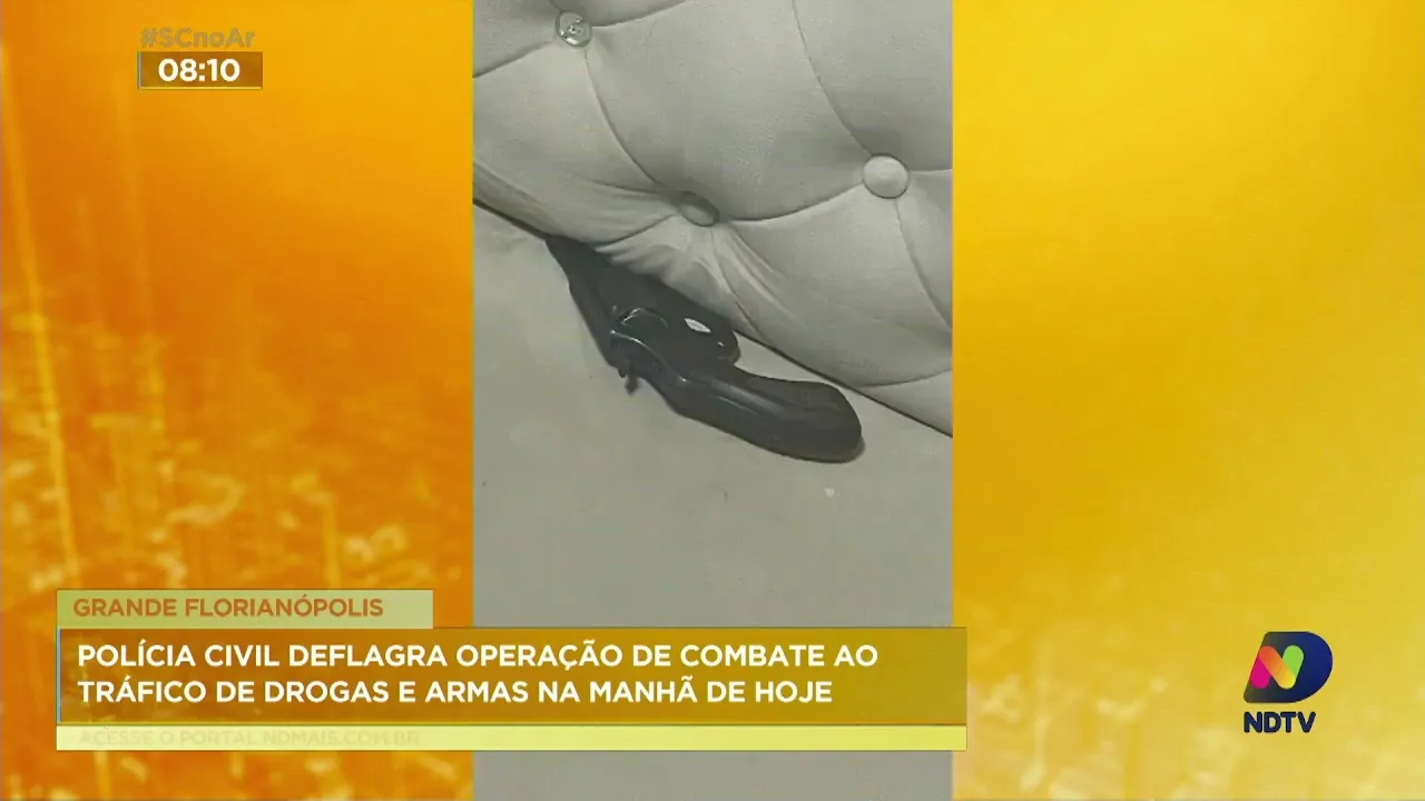 Polícia Civil deflagra operação contra o tráfico de drogas e armas na manhã desta terça-feira