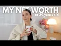 My Net Worth at 29 Everything I have saved invested and total debt exact amounts