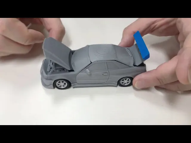 Nissan Skyline GT-R R34 – Foldable Model video thumbnail