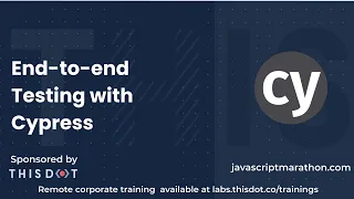 JavaScript Marathon End-to-end Testing with Cypress
