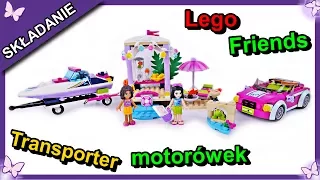 Transporter motorówek Andrei - klocki Lego Friends 41316 Budowanie Recenzja