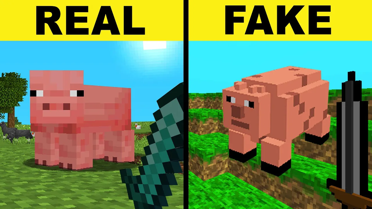I Played FAKE Minecraft Knock Off Games