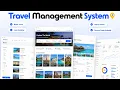 Travel Management System Project Tour Booking Agent CRM AI Planner Source Code Report file