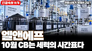 [엘앤에프 주가전망] 세력은 아무 때나 안 움직입니다, 이 두 조건이 맞은 지금