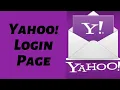 Yahoo Login Page How to Sign in to Yahoo Mail