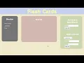 Flash Card Application