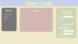 Flash Card Application