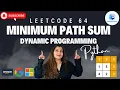 Leetcode64 Minimum Path Sum - Medium