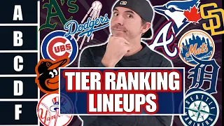 My Tier Ranking Of MLB Lineups Heading Into The 2026 Season