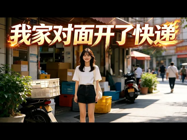 我家对面开了快递 全集 我家对面开了家快递驿站,总有人敲错门来我家拿快递,我不胜其烦在门上贴了纸条,告诉他们不要再敲错了