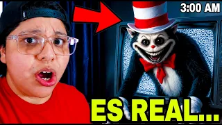 EL GATO HUMANO CON SOMBRERO ES REAL! NUNCA VEAS EL VIDEO PROHIBIDO del GATO CON SOMBRERO a las 3AM 😱