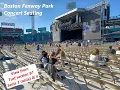 Seat View from Turf Section B1 Fenway Park concert seating