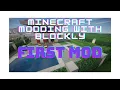 Minecraft mods with Blockly - First Mod