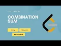 Combination Sum Leetcode 39 Array Recursion Backtracking