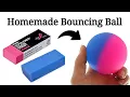 DIY homemade to make bouncing ball at home crazy ball making with ball