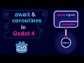 await coroutines in Godot 4