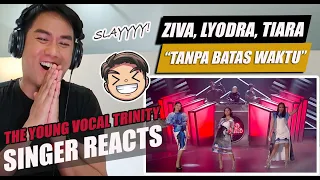 weird genius x lyodra x tiara andini x ziva tanpa batas waktu rcti anniversary singer reaction