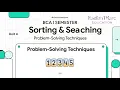 Unit IV Sorting Searching Text PST BCA 1st Sem BU RTR Education