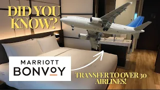 How to move Marriott Bonvoy points to airline miles - transfer to over 30 airlines