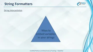 String Formatters Escape Sequences in Python