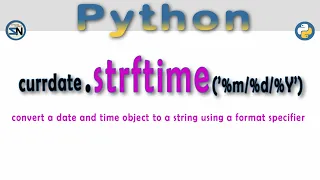 Python - How to use strftime to format date and time values