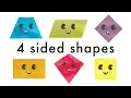 Learn Quadrilateral Shapes for Kids - Identify 4-Sided Shapes Fun Geometry