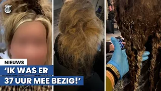 Krullenspecialist is nu ontklitter: ‘Ze ging er al vanuit dat ze een pruik kreeg’